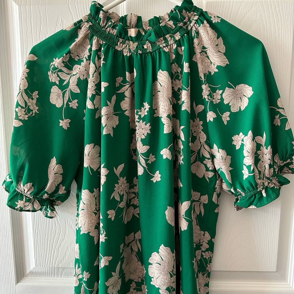Sienna Sky Green Floral Blouse